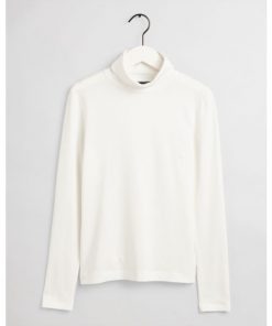 Jersey Long Sleeve Turtleneck Sweater - GANT