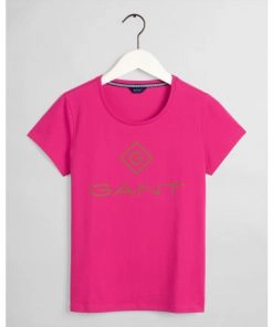 Gant Colour Lock-up T-shirt Rich Pink