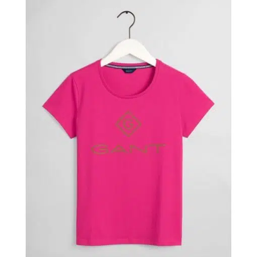 Gant Colour Lock-up T-shirt Rich Pink