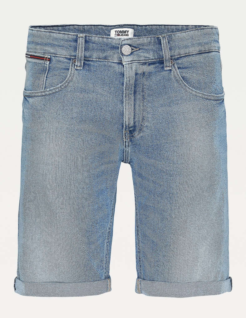 Buy Tommy Jeans Ronnie Denim Shorts Barton Light Blue - Scandinavian ...