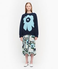 Buy Marimekko Lohdukas Unikko Pullover Blue - Scandinavian Fashion