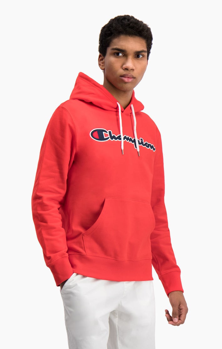 Buy Champion Hooded Sweatshirt Red - Scandinavian Fashion Store