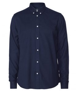 Buy Les Deux Harrison B.D Brushed Shirt Dark Navy - Scandinavian