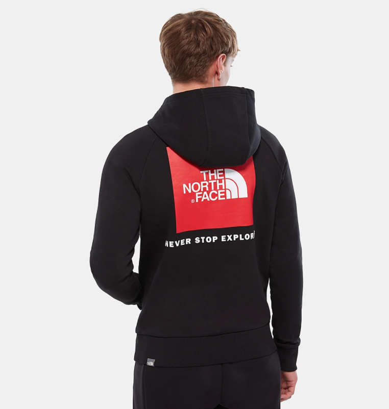 north face hoodie small logo