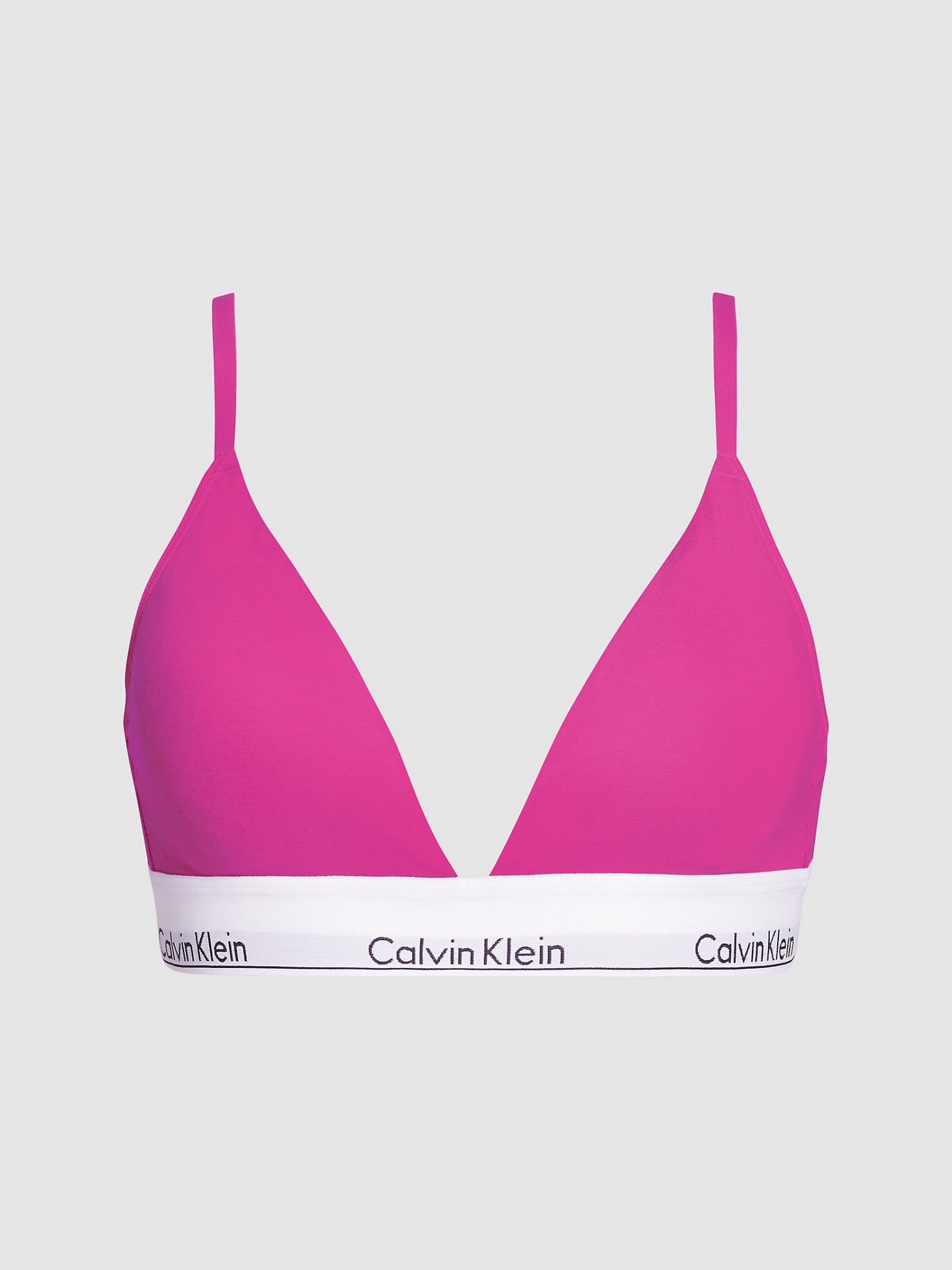 Calvin Klein Underwear UNLINED - Triangle bra - fuchsia rose/neon pink 