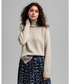 Textured Turtleneck Sweater - GANT