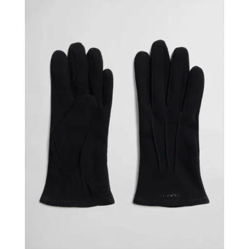 Gant Suede Gloves Black