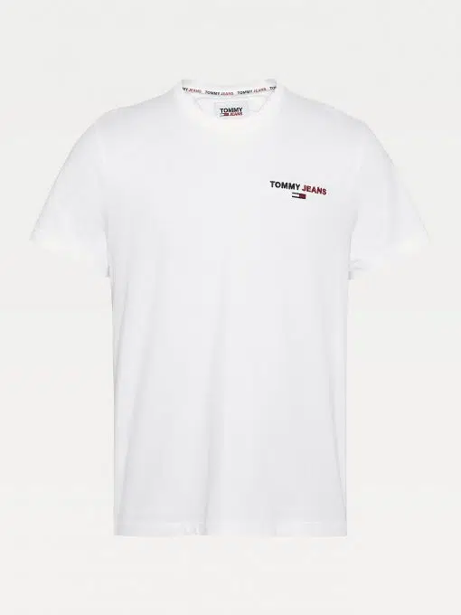 Tommy Jeans Chest Corp Tee White