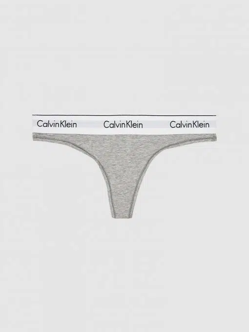 Calvin Klein Modern Cotton Thong Grey Heather