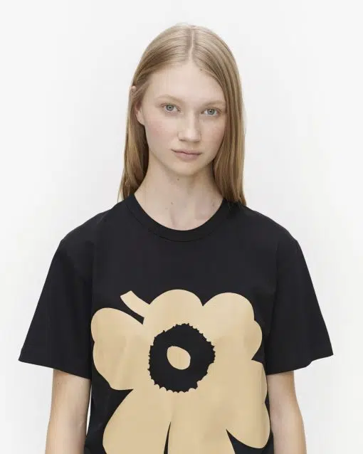 Marimekko Kapina Unikko T-shirt Black
