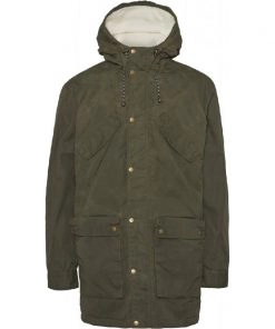 Knowledge Cotton Apparel Nordic Legacy Expedition Parka Forrest Green