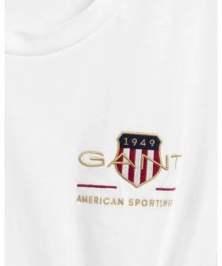 Gant Woman Archive Shield T-shirt White