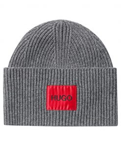 grey hugo boss beanie