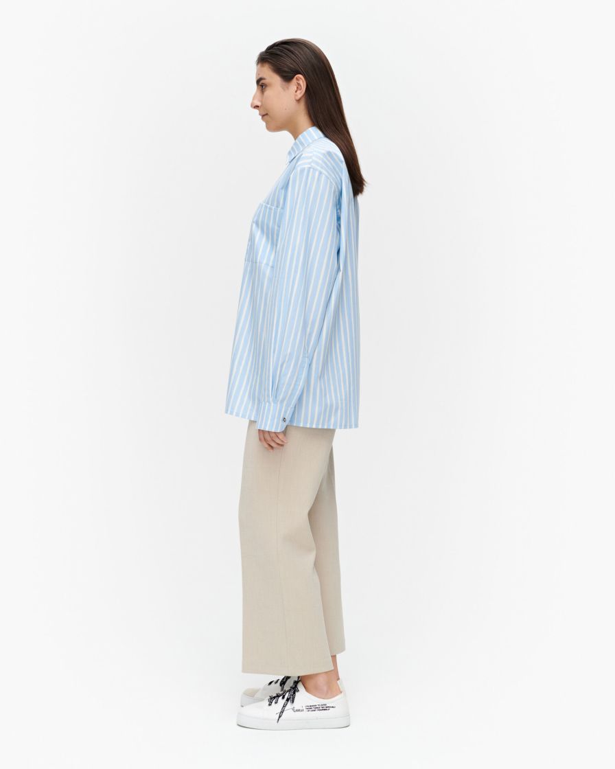 Buy Marimekko Jokapoika Shirt Blue - Scandinavian Fashion Store