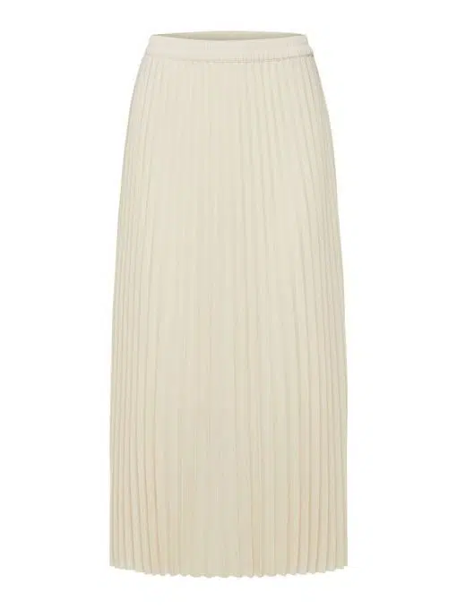Selected Femme Alexis Pleated Skirt Birch