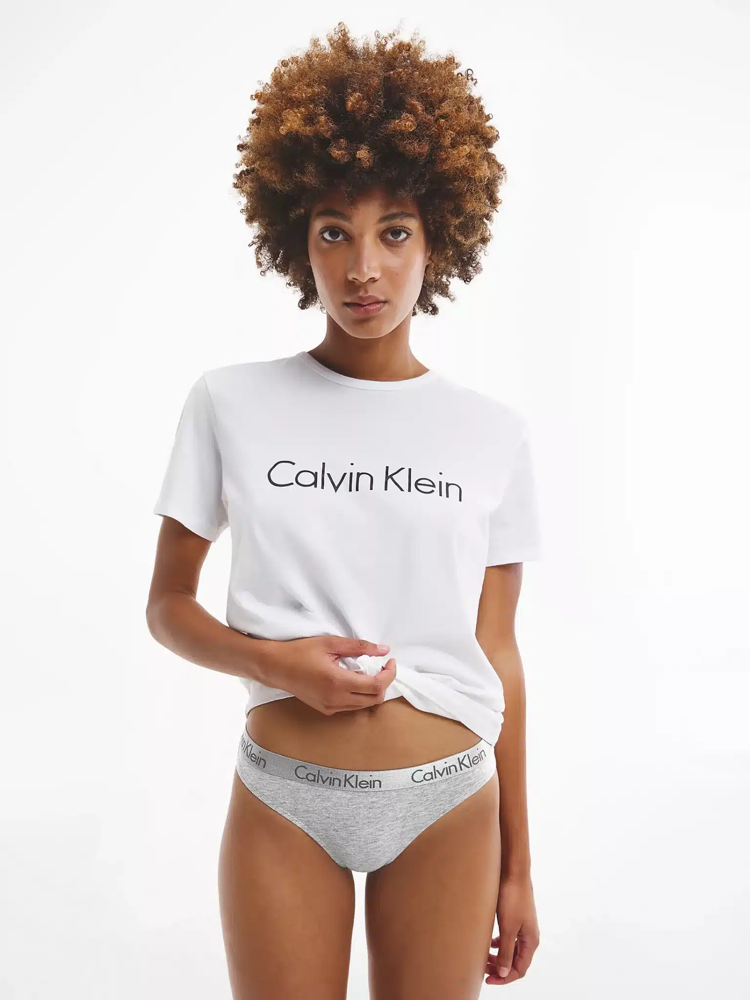 Buy Calvin Klein 3-Pack Thong Radiant Cotton - Scandinavian