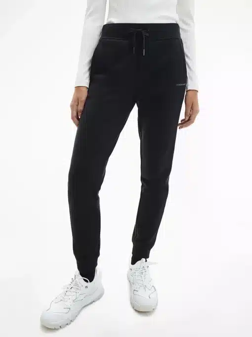 Calvin Klein Logo Trim Jog Pants Black