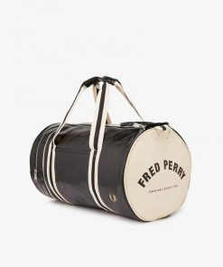 Fred Perry Classic Barrel Bag Black