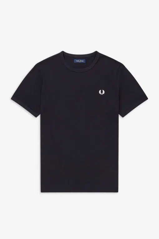 Fred Perry Ringer T-shirt Navy