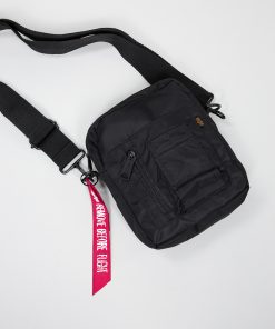 Alpha Industries Crew Messenger Bag Tasche Black