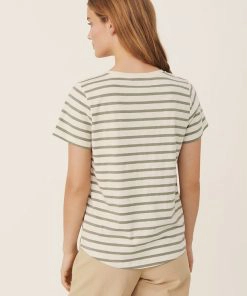 Part Two Gesina T-shirt Stripe/Vetiver