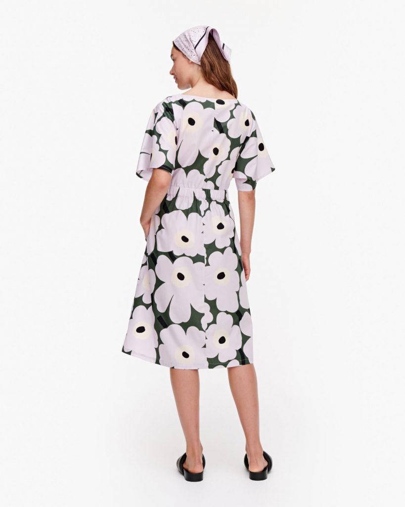 Buy Marimekko Siloinen Pieni Unikko 2 Dress Lavender - Scandinavian ...