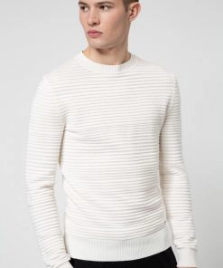 Hugo Boss Sotton Knitwear White