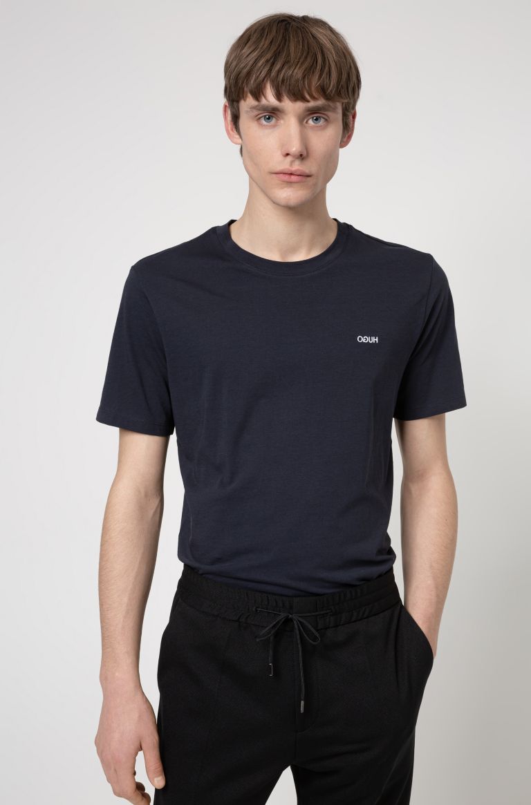 Buy Hugo Boss Dero 212 Jersey T-shirt Dark Navy - Scandinavian Fashion ...