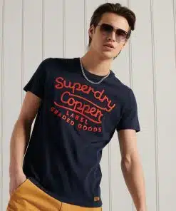Superdry Workwear Graphic T-shirt Nautical Navy