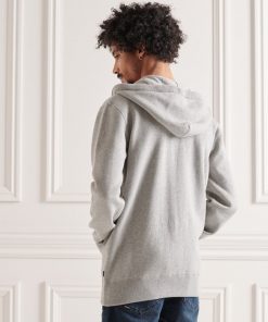 Superdry Essential Cotton Hood Mid Grey