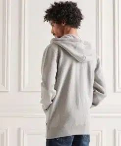 Superdry Essential Cotton Hood Mid Grey