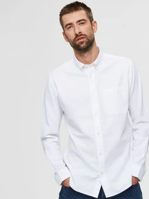 Selected Homme Rick Flex Shirt White