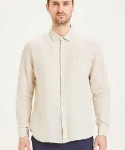 Knowledge Cotton Apparel Larch Linen Shirt