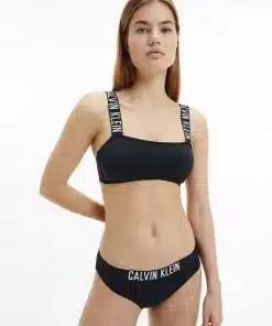 Calvin Klein Bandeau Bikini Top Black