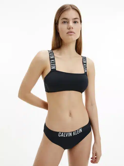 Calvin Klein Bandeau Bikini Top Black