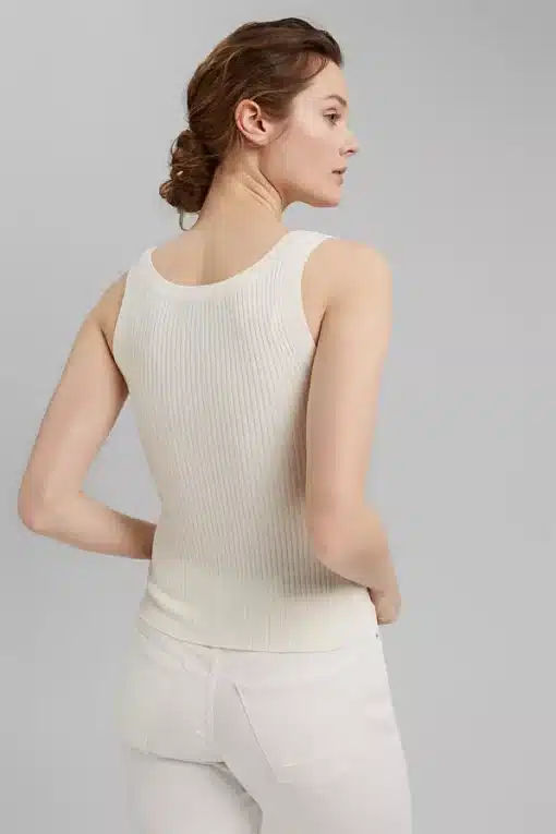 Esprit Knitted Top Offwhite