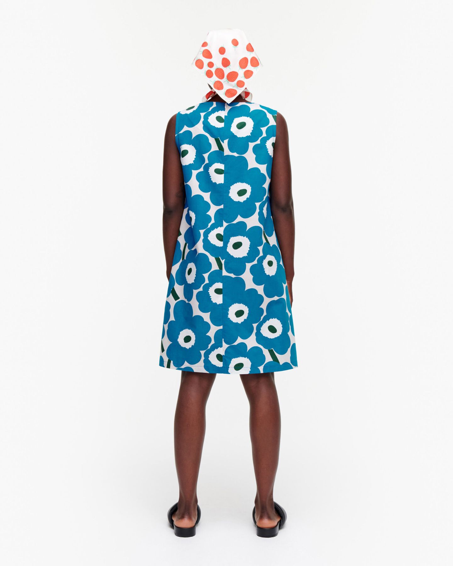 Buy Marimekko Laineet Pieni Unikko Dress Blue - Scandinavian Fashion Store