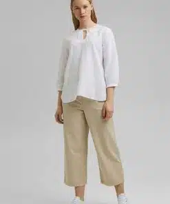 Esprit Cotton/Linen Blouse White