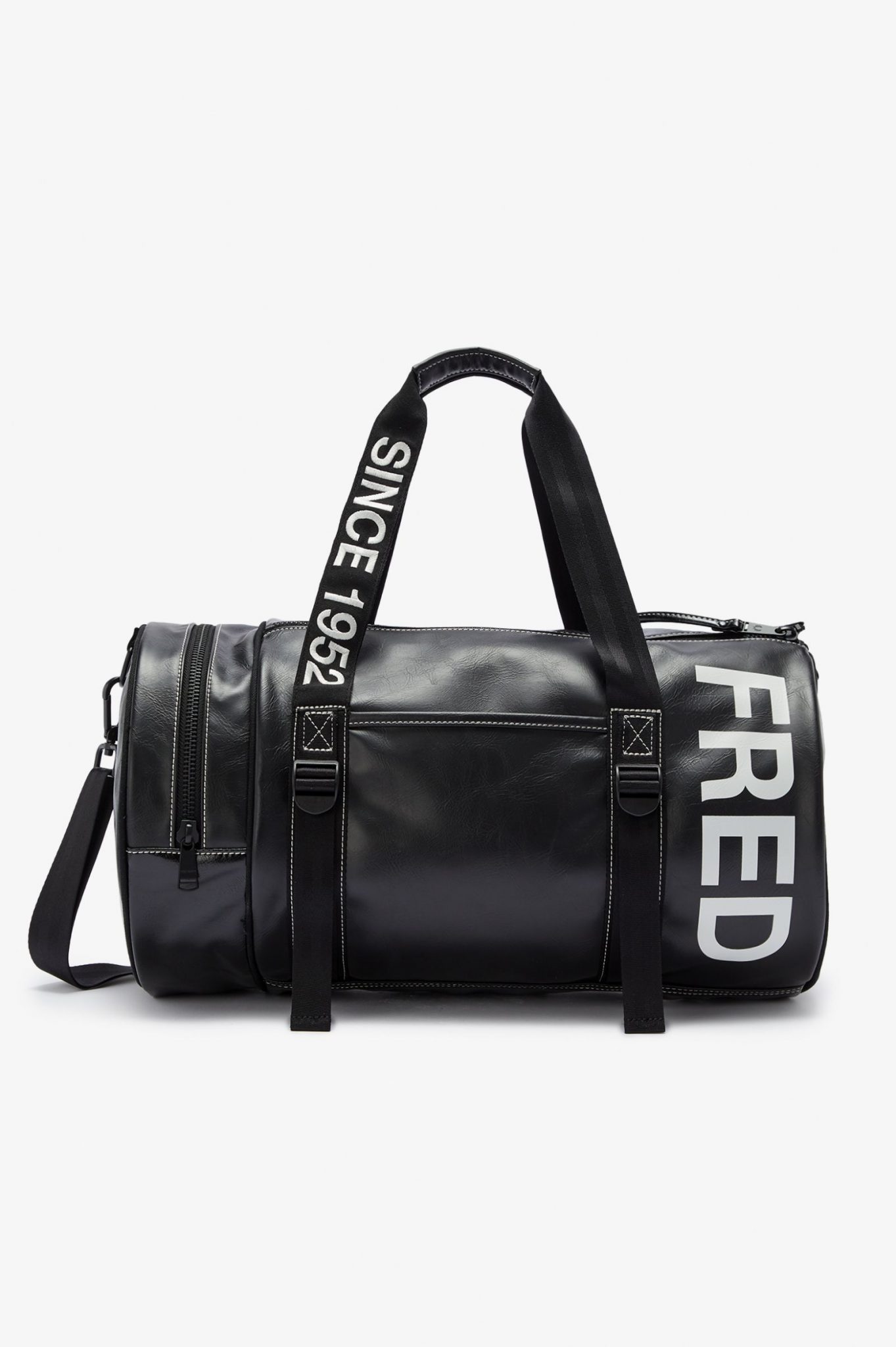 Buy Fred Perry Laurel Wreath Barrel Bag Black - Scandinavian Fashion Store