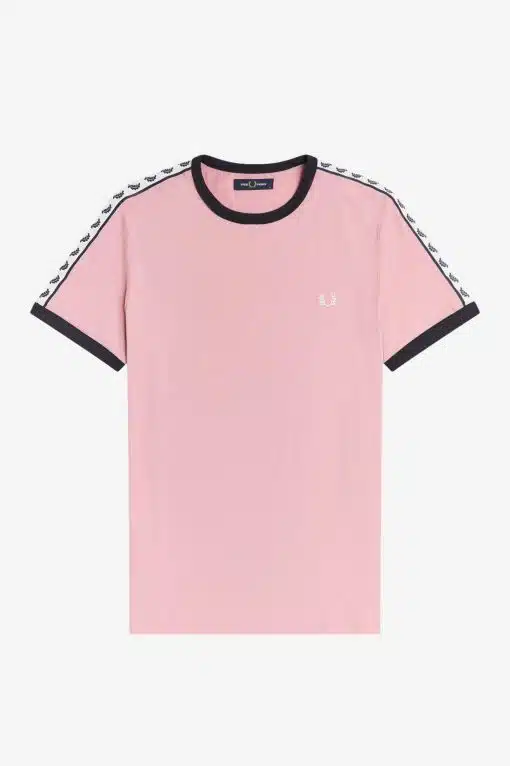 Fred Perry Taped Ringer T-Shirt Chalky Print
