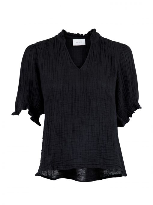 Buy Neo Noir Odesa Gauze Blouse Black - Scandinavian Fashion Store