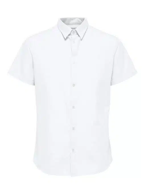Selected Homme Classic Linen Shirt White