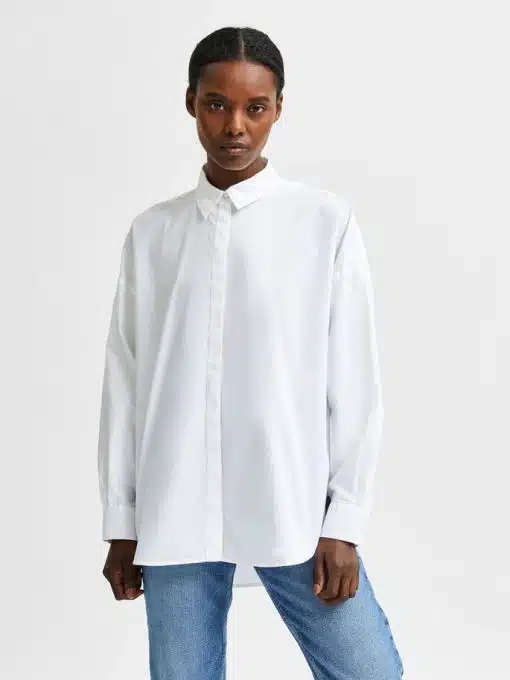 Selected Femme Hema Shirt White