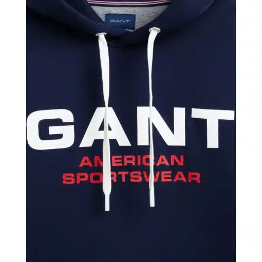 Gant Retro Shield Sweat Hoodie Classic Blue