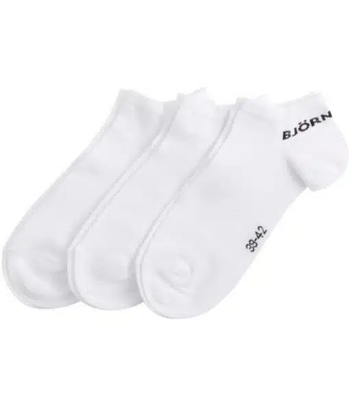 Björn Borg Essential 3-pack Socks Unisex White