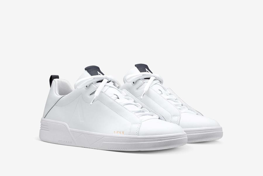 Forslag fyrretræ Lavet af Buy Arkk Copenhagen Uniklass Leather Shoe Men White - Scandinavian Fashion  Store