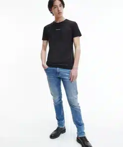 Calvin Klein Micro Branding T-shirt Black