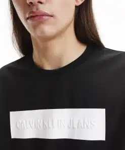 Calvin Klein Blocking Logo Tee Black