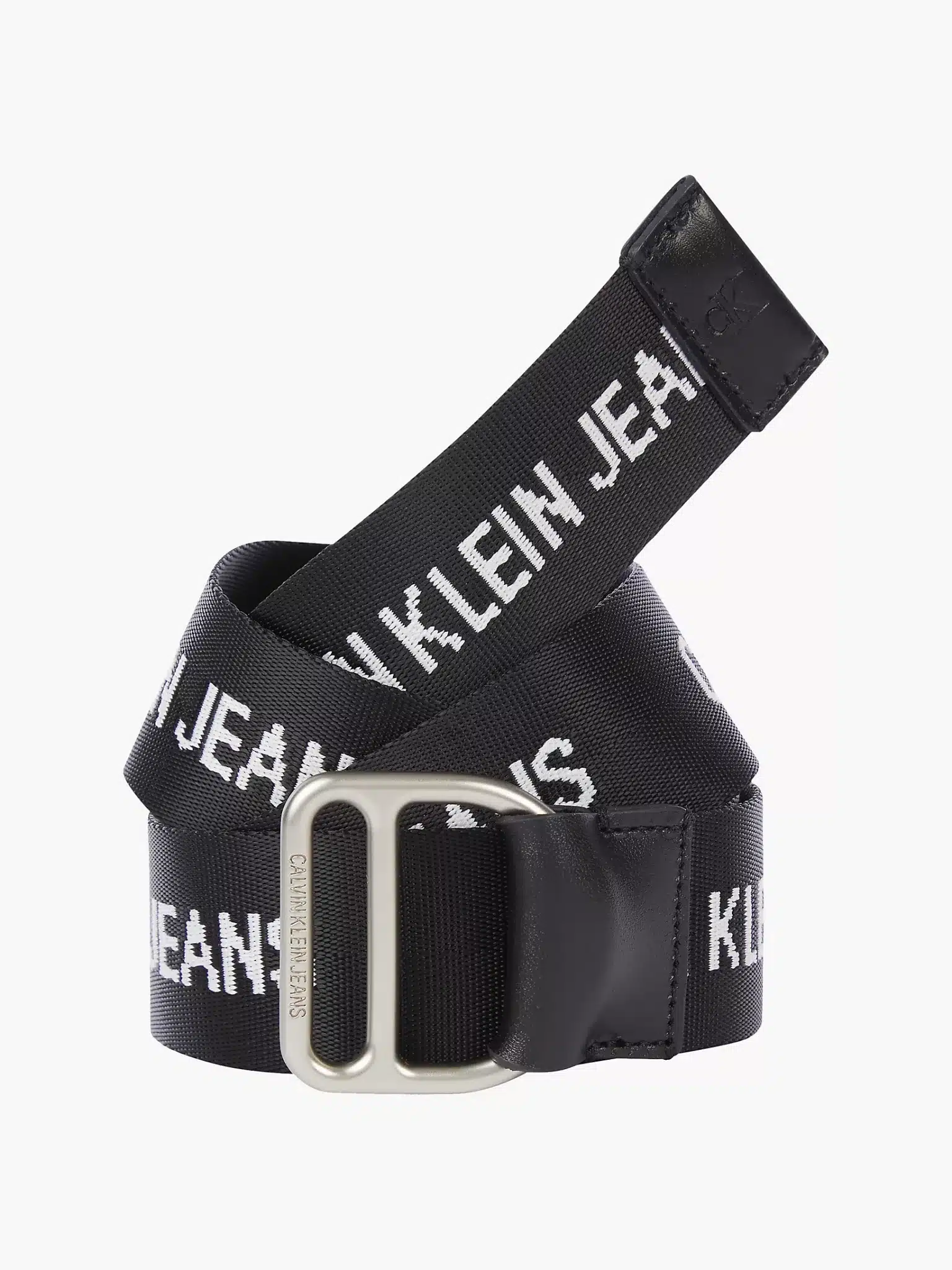 Buy Calvin Klein Nylon Logo Belt Black - Scandinavian Fashion Store