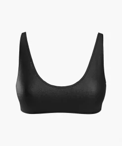 Calvin Klein Women's Black Lingerie Logo Bralette Bikini Top – COUTUREPOINT